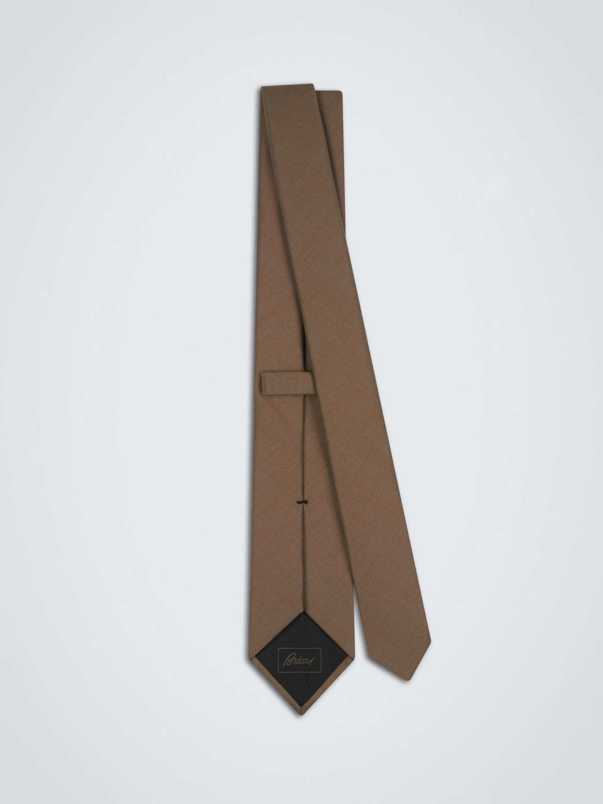 Light brown iridescent Super 150's wool tie