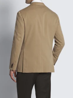 Light brown silk Soffio jacket