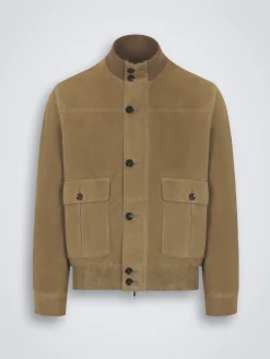 Light brown suede 75 Blouson