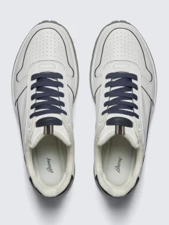 Light brown technical wool polo