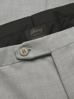 Light grey Ventiquattro wool Journey trousers