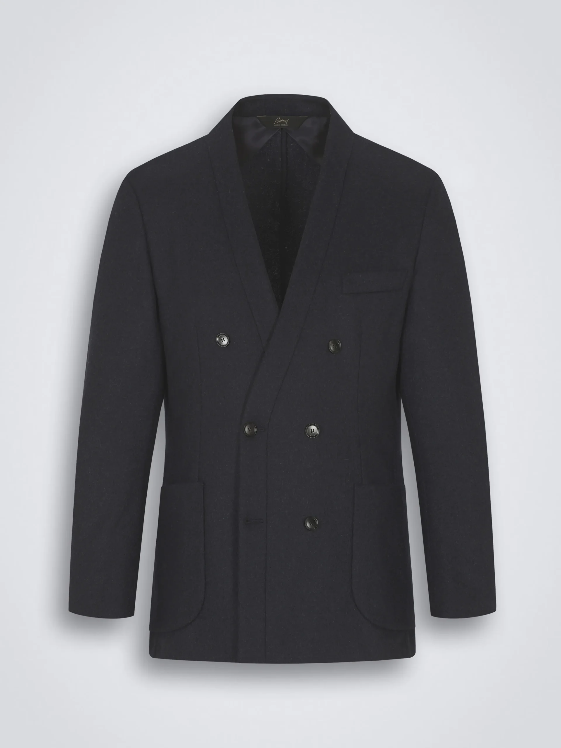 Midnight blue cashmere jersey Jardigan