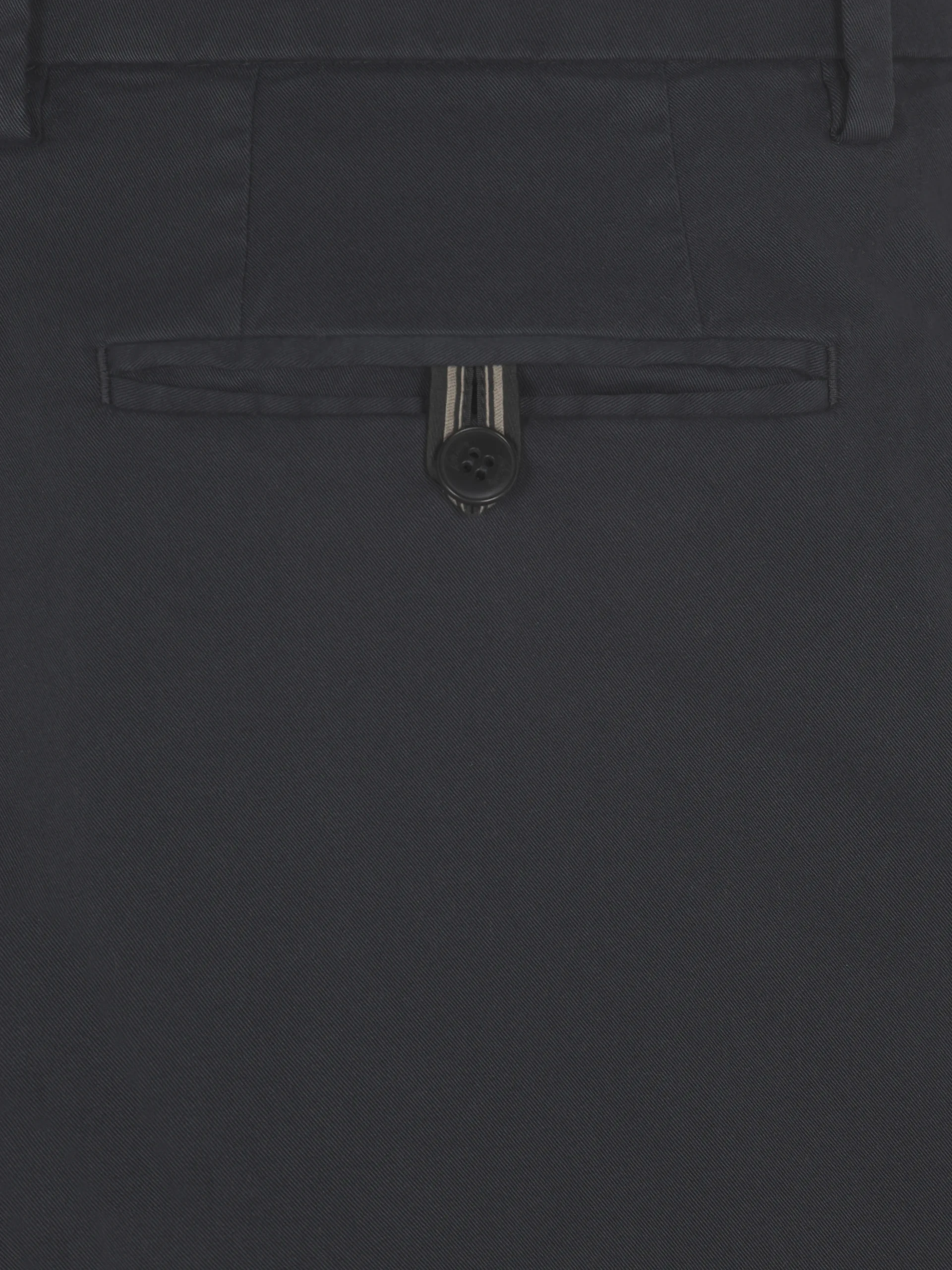 Midnight blue organic stretch cotton Pienza trousers