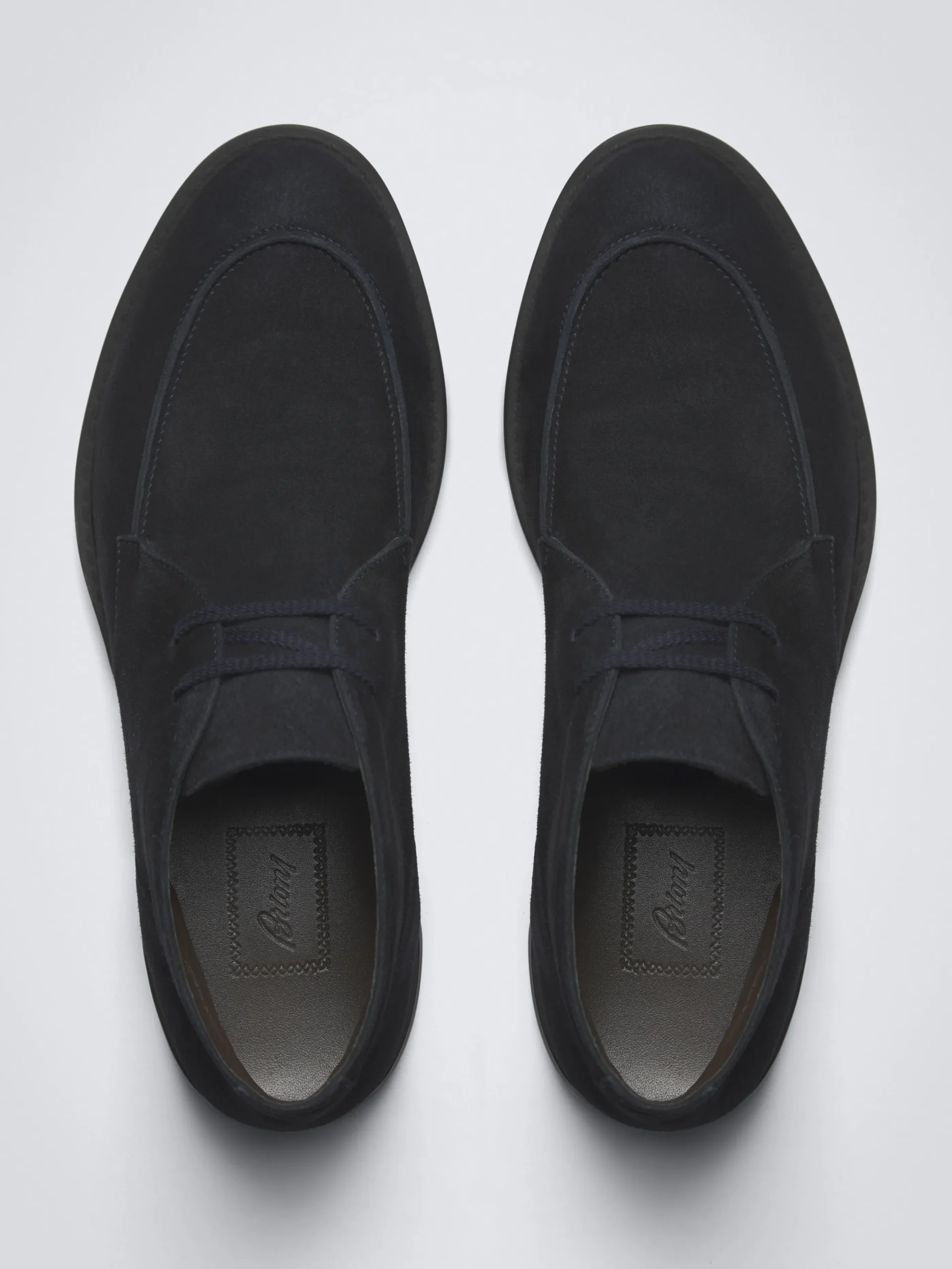 Midnight blue suede Journey desert boots