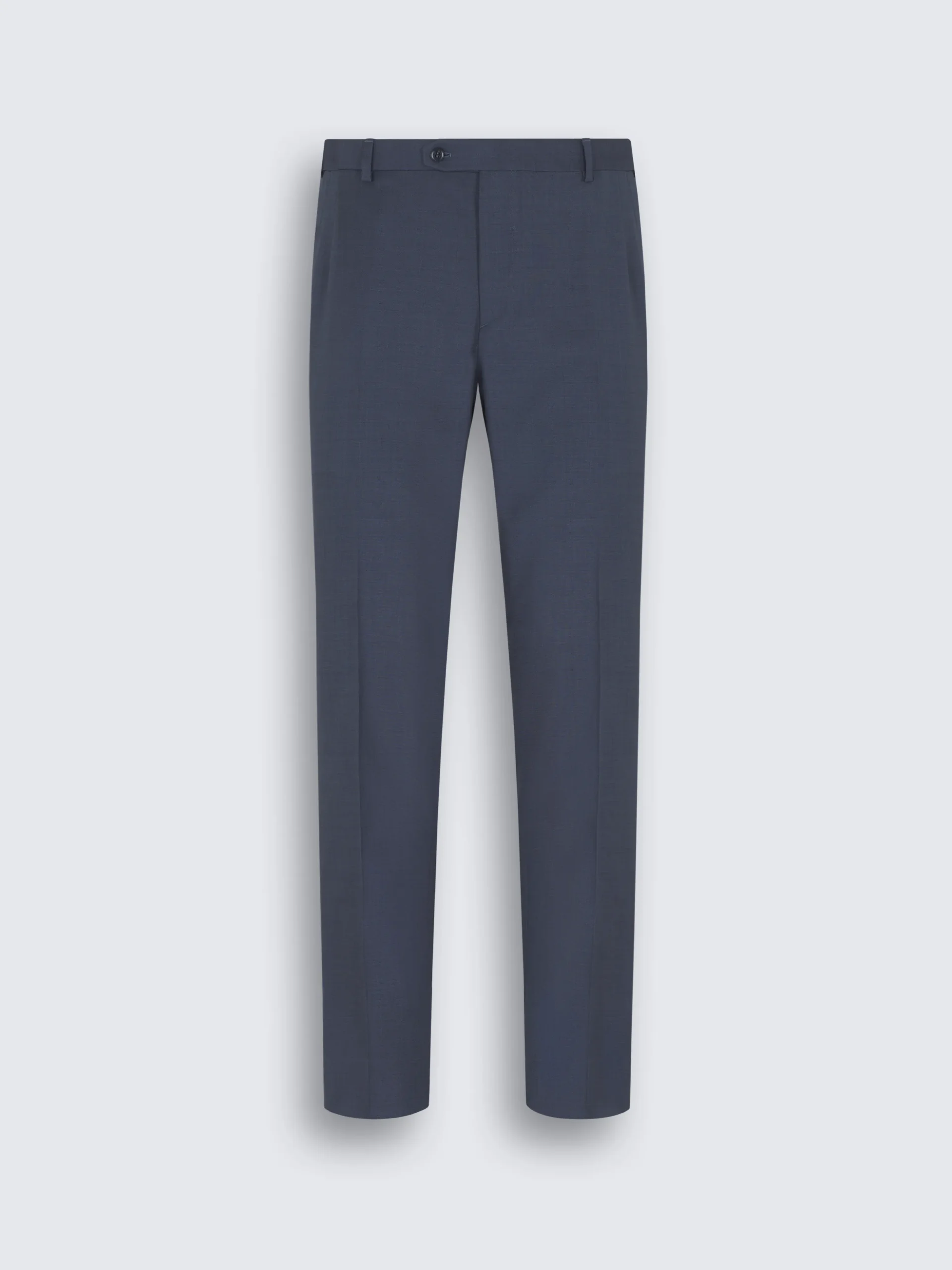 Steel blue Super 130's wool sharkskin Journey trousers