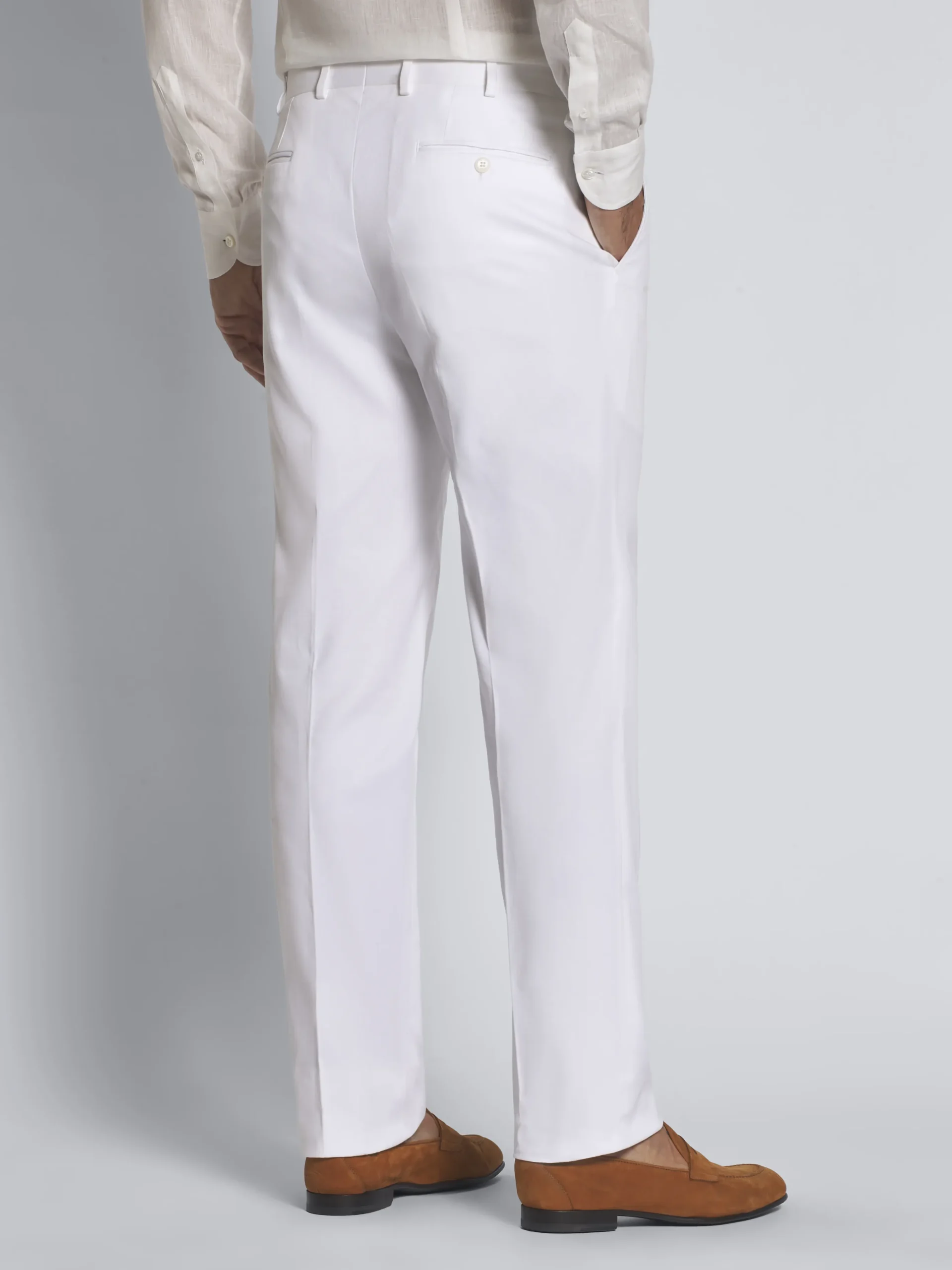 White Sea island cotton twill Tigullio trousers