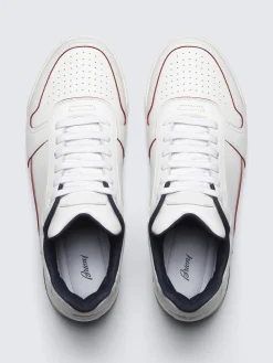 White tech wool polo
